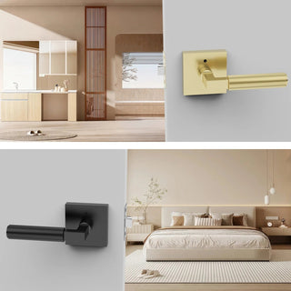 Zynella Door Handle Modern  Art Deco Inspired Illumination