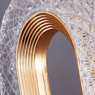 Modern Led Oval Pendant Light Modern  Opulent Multi-Tier Crystal Chandelier