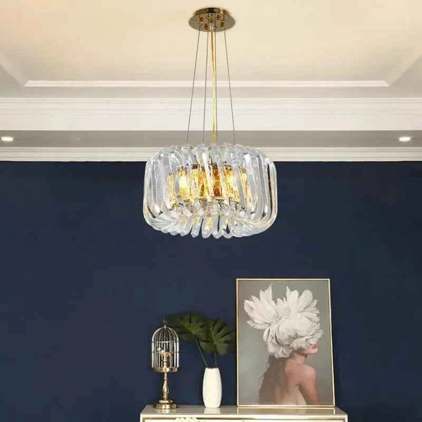 Zynella Minimalist Crystal LED Pendant Light