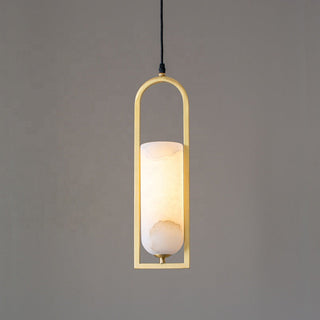Meline Alabaster Pendant Light Modern  Contemporary Crystal Statement Fixture
