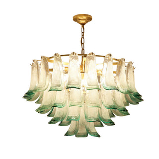 Zealite Green Crystal Leaf Chandelier Chic Modern  Timeless Lantern Style Wall Lamp