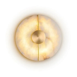 Ethereal Moon Marble Wall Lamp Modern  Handcrafted Artisan Ceiling Light