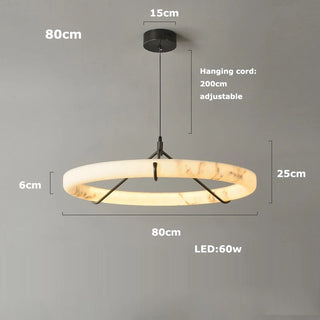 Klyra Marble Chandelier Modern  Luxury Marble Base Table Lamp