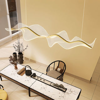 Fiora Chandelier Modern  Scandinavian Wooden Accent Light