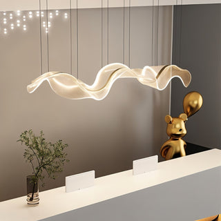 Fiora Chandelier Modern  Scandinavian Wooden Accent Light
