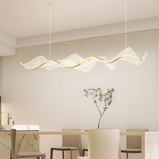 Fiora Chandelier Modern  Scandinavian Wooden Accent Light