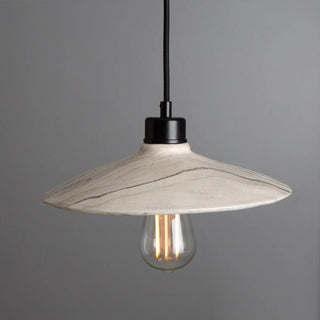 Pyrus Marbled Ceramic Pendant Light 28cm Refined Modern  Ornate Antique Finish Fixture