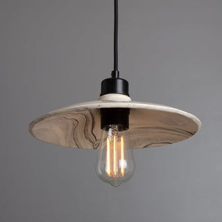 Pyrus Marbled Ceramic Pendant Light 28cm Refined Modern  Ornate Antique Finish Fixture