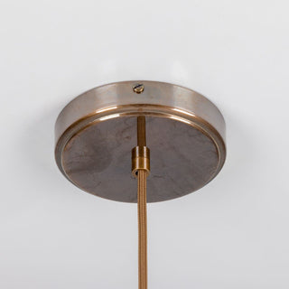 Modern Rustic Rivale Pendant Light with Wavy Ceramic Shade