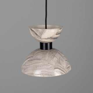 Nakaii Marbled Ceramic Pendant Light 20cm Modern  Timeless Lantern Style Wall Lamp