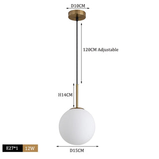 Astrid Scandinavian pendants Modern  Luxury Gold Frame Light Fitting