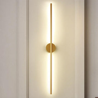 Golden Tube Modern  Rustic Industrial Hanging Lamp