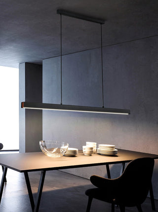 The Minimal Bar Lamp Refined Modern  Sleek Linear Suspension Light