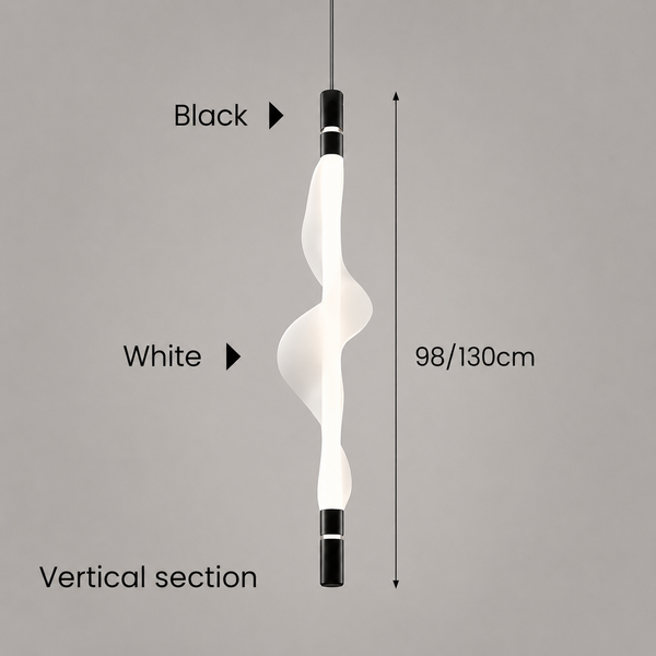 Zynella Nordic Long Tubes LED Linear Pendant Light