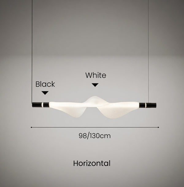 Zynella Nordic Long Tubes LED Linear Pendant Light