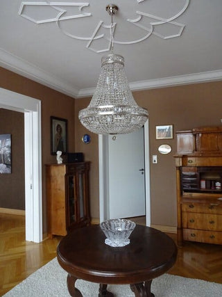Stockholm Hot Air Balloon Crystal Chandelier Classic Modern  Ultra Slim LED Panel Lighting
