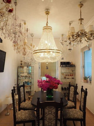 Stockholm Hot Air Balloon Crystal Chandelier Classic Modern  Ultra Slim LED Panel Lighting