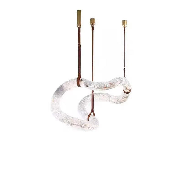Zynella Alabaster Marble Pendant Chandelier