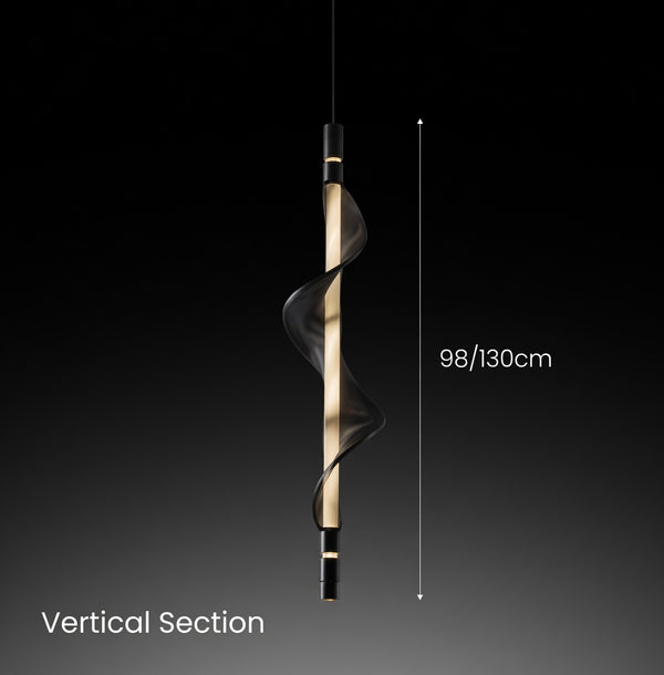Zynella Nordic Long Tubes LED Linear Pendant Light